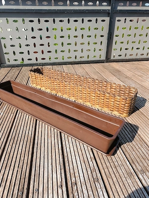 Blumentopf aus Holz