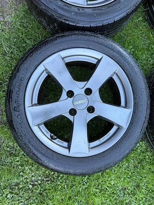 Komplett Räder Satz 185 55 R15 auf Dezent 6j15 H2 4 Loch Lochkreis 98 Fiat Panda Bild 5