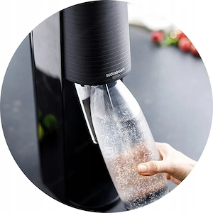 SodaStream Terra Karbonator schwarz Set SodaStream Terra Siphon + 2 Flaschen Das Set beinhaltet: Bild 2