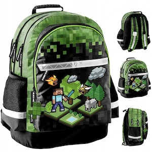 Der Schulrucksack besteht aus einem starken 600D-Polyestermaterial, das speziell mit einer