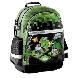 Der Schulrucksack besteht aus einem starken 600D-Polyestermaterial, das speziell mit einer Bild 2