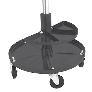Werkstatt-rollsitz bis 135 kg werkstatthocker arbeitshocker mit ablage f r werkzeuge Bild 2