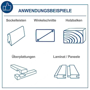 Scheppach Kapp- und Gehrungss ge HM216 Zugs ge Kapps ge inkl. S gebl tter Bild 5