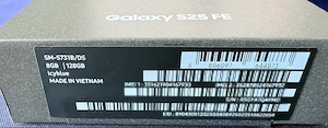 Samsung Galaxy S25 FE (128 GB   Icyblue   ohne SIM-Lock) Bild 2