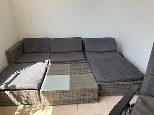 Gartenlounge rattan