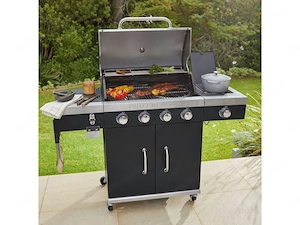 5-Flammen-Gasgrill mit 4 Kochzonen f r niedrige bis extrem hohe Temperaturen Infrarot-Kochzone mit Bild 7