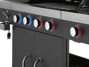 5-Flammen-Gasgrill mit 4 Kochzonen f r niedrige bis extrem hohe Temperaturen Infrarot-Kochzone mit Bild 6