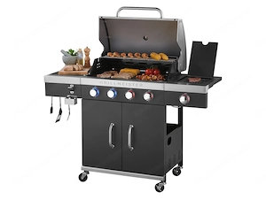 5-Flammen-Gasgrill mit 4 Kochzonen f r niedrige bis extrem hohe Temperaturen Infrarot-Kochzone mit Bild 4