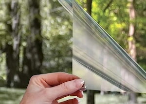 Spiegelfurnier-Spiegelfolie 200x50 cm GRATIS Rakel Fensterfolien mit Spiegeleffekt sind ein Bild 5
