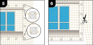 Installationsset f r Balkon-Katzennetz 6x3 ohne Bohren ? Wirksamer Schutz des Balkons vor dem Heraus Bild 5