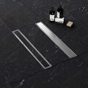 Ablauftyp: Linear Farbe: Edelstahl Material: Edelstahl Oberfl che: Geb rsteter Edelstahl L nge: 80 c Bild 3