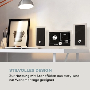 Stilvolles Design: Geeignet f r die Verwendung mit Acrylst ndern und zur Wandmontage Bild 5