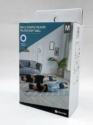 Decathlon Domyos Pilates Soft Ball (Größe M  Blau) - Nagelneu & OVP