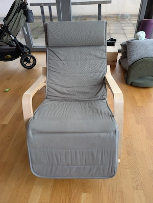 Schaukelstuhl mit verstellbarer Fußlehne  Bild 2
