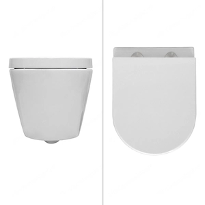 Sp lrandloses Wand-WC, sp lrandloser WC-Tiefsp ler mit Soft-Close-Sitz Bild 7