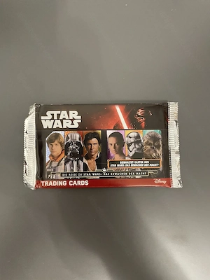 4x Star Wars Trading Cards Booster - Das Erwachen der Macht - OVP   NEU