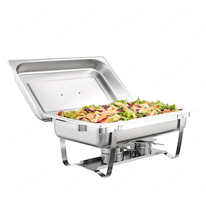 Warm & frisch: Mit dem Chafing Dish Set von VEVOR halten Sie Ihre Speisen auf der richtigen Temperat Bild 3
