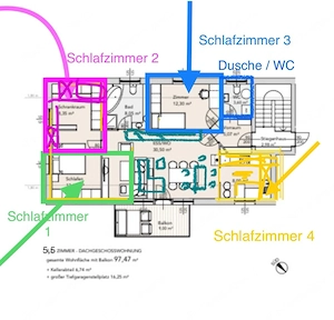 PROVISIONSFREIE, helle, neu renovierte 5,5 ZI-Whg mit Balkon, Garten, TG, Nähe LKH Feldkirch, grenzn Bild 9
