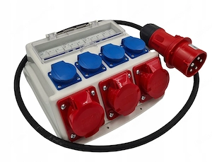 BAU SCHALTANLAGE SCHALTANLAGE Wandverteiler Baustellenstrom Elektroverteilerkasten Baustellenmobil S Bild 3