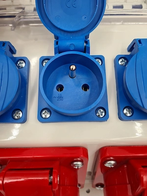 BAU SCHALTANLAGE SCHALTANLAGE Wandverteiler Baustellenstrom Elektroverteilerkasten Baustellenmobil S Bild 5