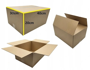 50x Faltschachteln 400x300x200 Karton 3-lagiger Versandkarton 40x30x20 Verpackungsmaterial Bild 3