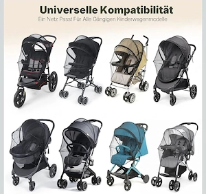 Fliegengitter für Kinderwagen Bild 2