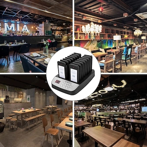 Restaurant Pager System Kundenrufsystem 16 Pager fuer Food Trucks Bar Gastro Restaurant Food Truck K Bild 3