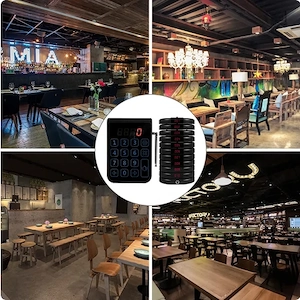 Restaurant Pager System Kundenrufsystem 10 Pager fuer Food Trucks Bar Gastro Restaurant Food Truck K Bild 3