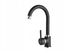 Granitsp le Komplettset mit SIPHON Mischbatterie Graphit Bild 3