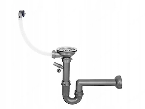 Granitsp le Komplettset mit SIPHON Mischbatterie Graphit Bild 4