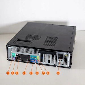 Computer dell i5 8 gb windows 10 pro dvd mit 500 gb festplatte dell optiplex-serie Bild 4
