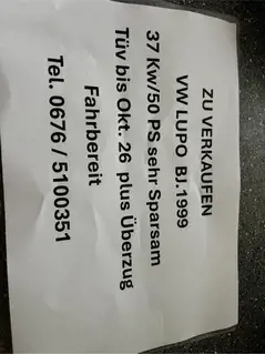 VW Lupo gebraucht  Bild 3