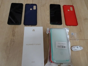2 Stück Huawei P smart 2020 Handy Smartphone Handyhüllen Panzerglas