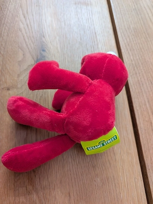 Original Sesamstraße   Elmo Plüschfigur (ca. 20 cm) Bild 2