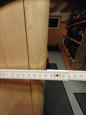 Verkaufe abgelaugten Kasten Schrank aus Omas Zeiten Bild 5