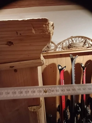 Verkaufe abgelaugten Kasten Schrank aus Omas Zeiten Bild 3