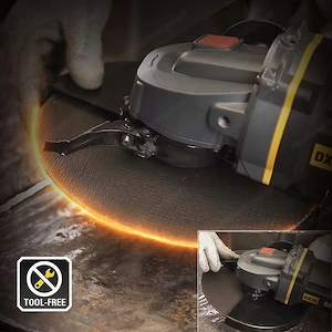 Winkelschleifer CAT DX35 230 mm 2350 W rotierend, sanfte Bewegung,  Sanftanlauf  Professioneller Win Bild 5