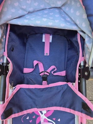 Puppenwagen mit Wickeltasche Bild 3