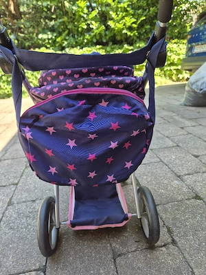 Puppenwagen mit Wickeltasche Bild 4