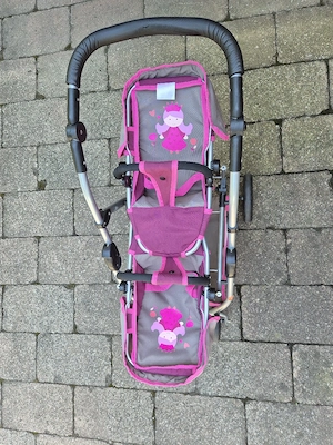Zwillings-Puppenwagen Bild 3