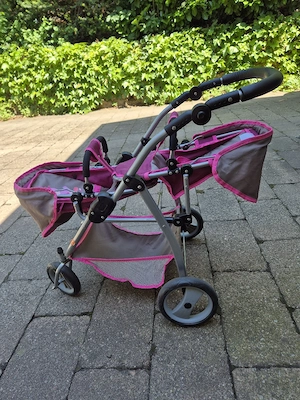 Zwillings-Puppenwagen Bild 2