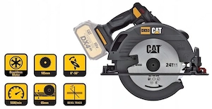 CAT DX53B 18 V 185 mm b rstenlose Kreiss ge Akku-Kreiss ge mit b rstenlosem Motor und 185 mm Bild 4
