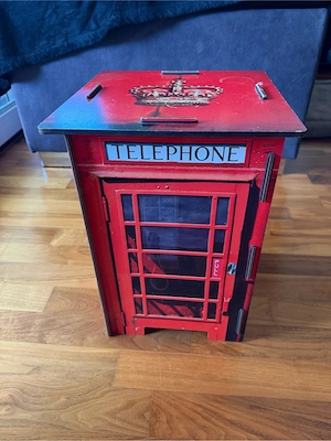 Hocker   Beistelltisch London-Telefonzellen Bild 2