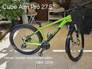 Mountainbike Cube AIM Pro 27.5" Kinder Jugend 