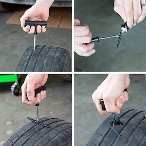 Mit dem Set lassen sich Nagelsch den an Reifen aller Art sehr schnell reparieren Bild 4