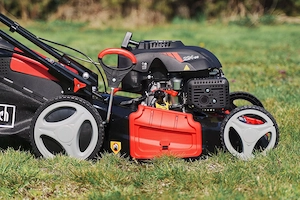 SCHEPPACH MS225 OHV 2021 53CM Benzin-Rasenm her mit BATTERIE-Starter-XXL-Set Bild 4
