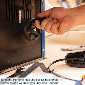 Kompaktes Tischmodell Stabiler Alu-Druckgusstisch Stufenlose Drehzahlregulierung von 11.500 bis 24.0 Bild 3