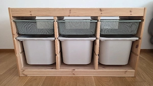 IKEA TROFAST Aufbewahrung mit Boxen Bild 2