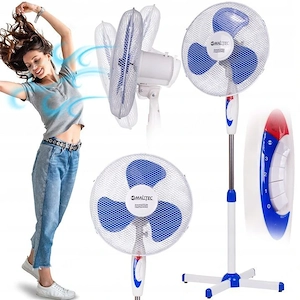 Leistung: 45 W Motor: 14 mm Hoher Luftstrom Einstellung und Oszillation: JA, vertikal + horizontal