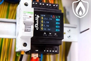 Shelly Pro 4PM V2   4-Kanal-WIFI LAN BL-Relais mit Strommessung f r DIN-Schiene, Maschinenwandvertei Bild 3